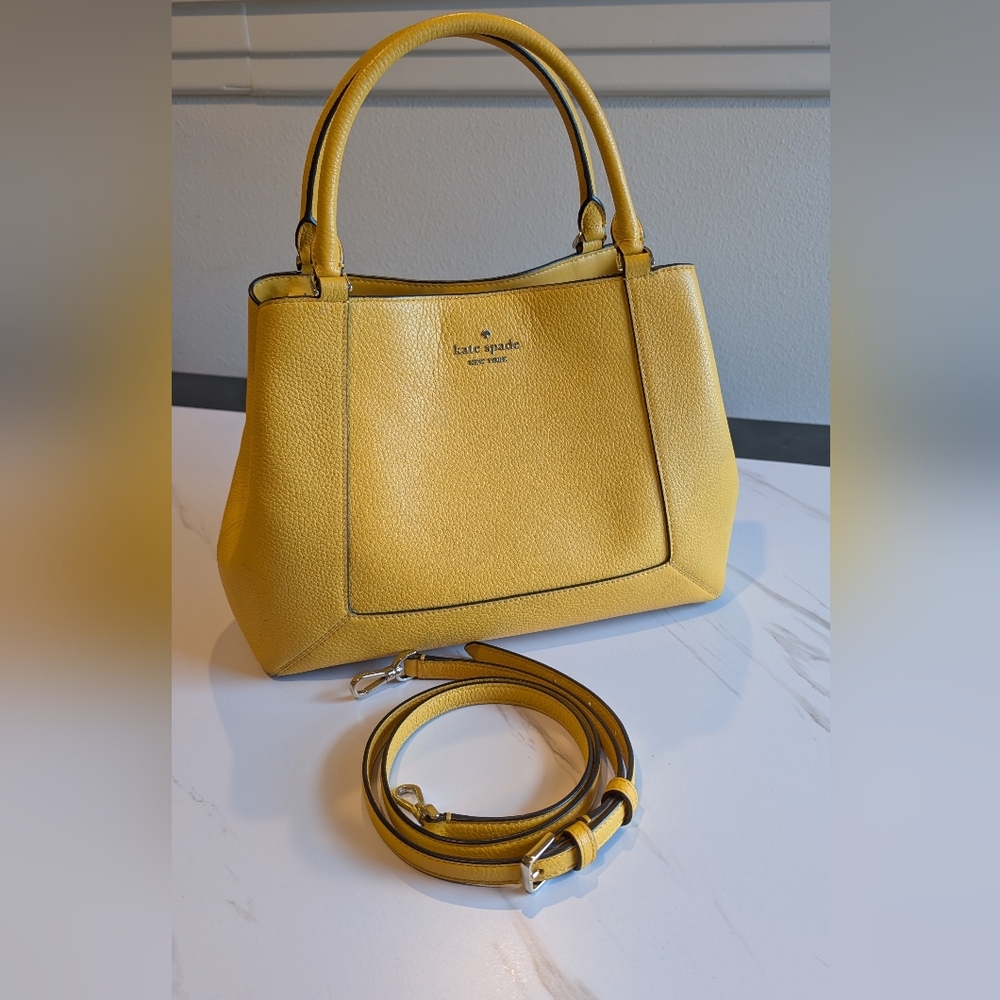 Kate Spade Mustard Yellow Satchel